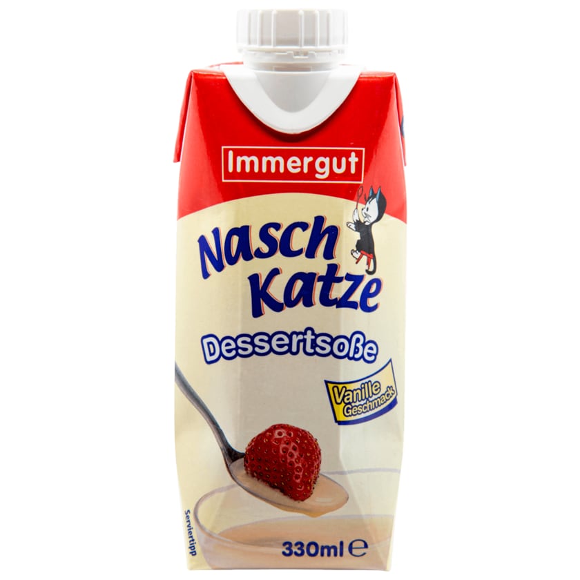 Immergut Naschkatze Dessertsoße Vanille 330ml